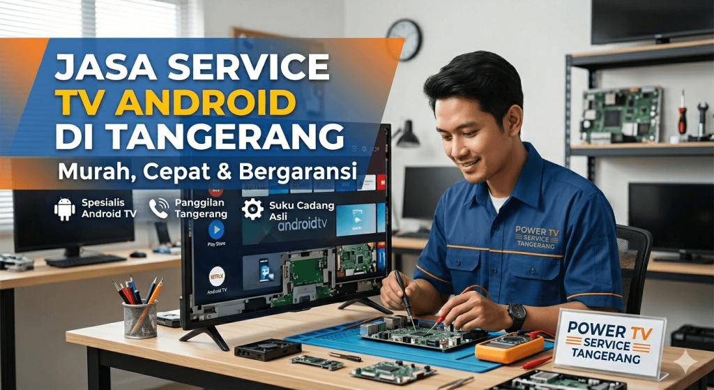 Jasa Service TV Android di Tangerang Murah, Cepat & Bergaransi